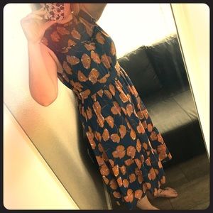 ModCloth Poppy Print Dress XL